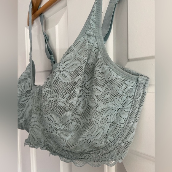 Wacoal 851334 Soft Sense Underwire Lace Bra in Soft Blue 34DD - Picture 3 of 16